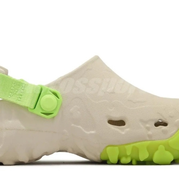 Crocs All-Terrain Atlas Clog Bone Limeade Men Unisex Slip On Sandals new - Picture 8 of 10